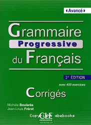 Grammaire progressive du français, niveau avancé