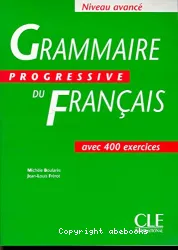Grammaire progressive du français, niveau avancé