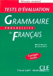 Grammaire progressive du français, niveau avancé