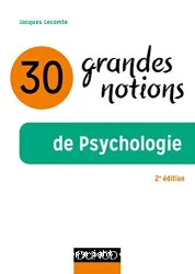 Grandes notions de psychologie