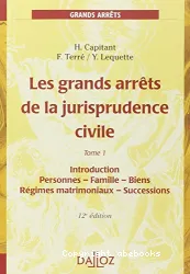 Grands arrêts de la jurisprudence civile