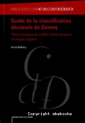 Guide de la classification décimale de Dewey