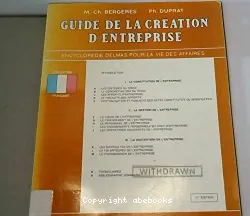 Guide de la création d'entreprise