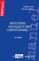 Institutions politiques et droit constitutionnel