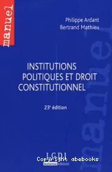 Institutions politiques et droit constitutionnel