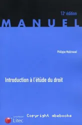 Introduction à l'étude du droit