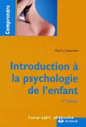 Introduction à la psychologie de l'enfant