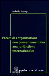 L'accès des organisations non gouvernementales aux juridictions internationales