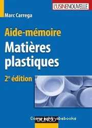 Aide-mémoire matières plastiques