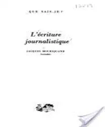 L'Ecriture journalistique