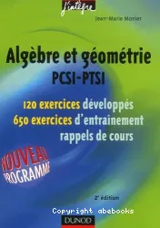 Algèbre et géométrie, PCSI-PTSI