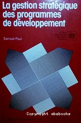 La Gestion stratégique des programmes de développement