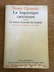 La Linguistique cartésienne