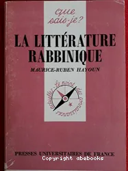 La Littérature rabbinique