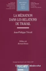 La médiation dans les relations de travail